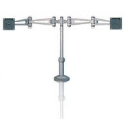 Dual Articulating Monitor Arm - Thru-Hole Grommet Mount