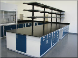 Laboratory Island Steel Lab Furniture - Steel Casework