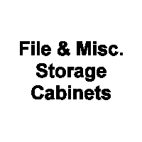 File & Misc. Storage Cabinets