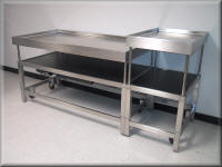 Stainless Steel Ergonomic Table / ADA Table - Stainless Steel Lab Table