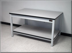 Laboratory Table - metal Frame Laminated Top