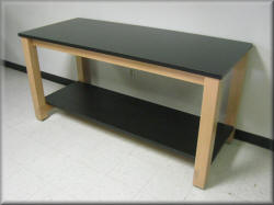Laboratory Table - Wood Frame with Laminated Tops