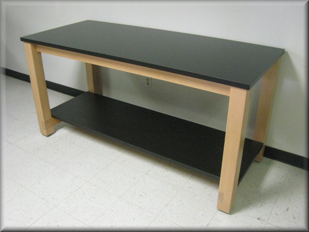 Wooden Work Table with Top