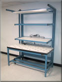 Custom Ball Transfer Table with Flow Rack Cart - Model BT-104P