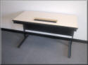 Flat Table with Recessed Front Legs - Model C-109P