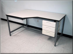 Flat Corner Table with 45 Degree Chamfer