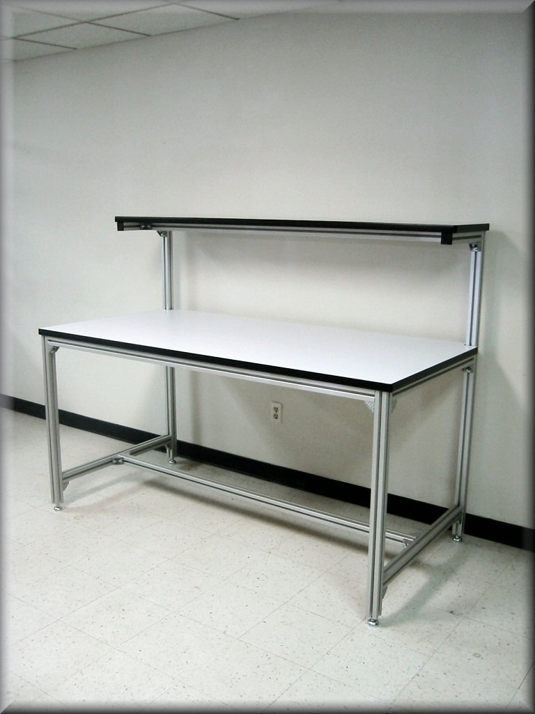 RDM Aluminum Extrusion Tables with Adjustable Height Model A107PAL