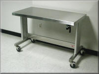 Stainless Steel Ergonomic Table / ADA Table - Stainless Steel Workbench