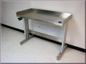 Stainless Steel Ergonomic Table / ADA Table with Curbs