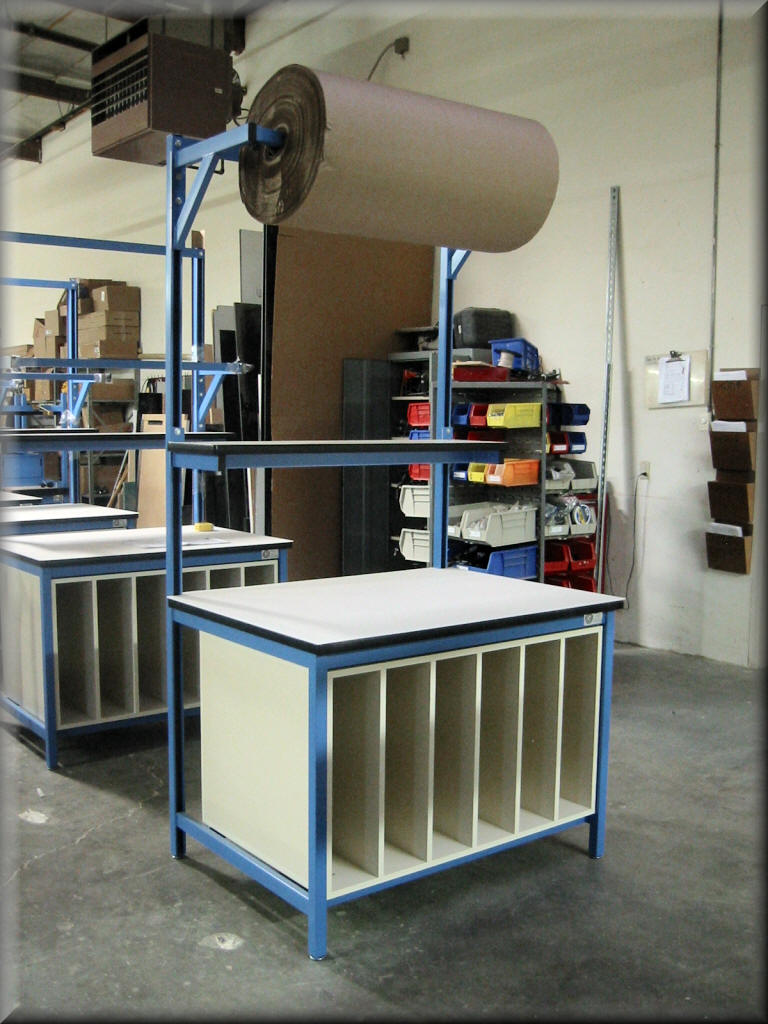 RDM Packaging Table Model P107P Adjustable Height Table