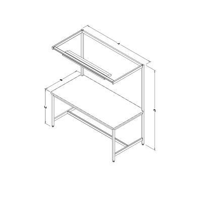 Workbench with Overhead Accessory Boom