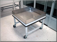 Custom Cart with Stainless Steel Containment Tray