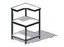 Workbench Corner Table - Model F-103P-CNR