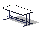 Recessed Table Leg Workstation - Model i-109P