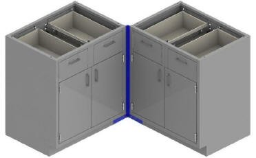 Rdm Laboratory Casework Standard Metal Cabinets