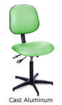 1Q - Cast Aluminum Base, Concave Seat, Backrest with Lumbar Resort