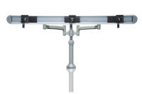 Triple Articulating 3 Monitor Arm - Thru-Hole Grommet Mount