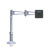 Single Articulating Monitor Arm - Thru-Hole Grommet Mount