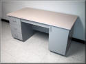 Wood Cabinet Pedestal Workstation
