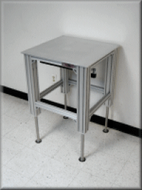 Adjustable Height Aluminum Table