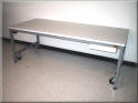 Adjustable Height Lift Table w/ Electric Motor & Casters