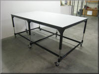 Adjustable Heavy Duty Lift Table with Full Time Casters