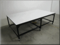 Large Lift Table with Full Time Casters