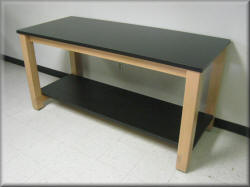 Vibration Damping Table - Wood Frame with Laminated Tops