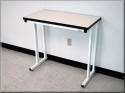 Flat Table with Recessed Front Legs - Model C-109P