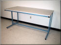 Flat Table with Recessed Front Legs - Model C-109P