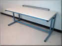 Flat Table with Recessed Front Legs - Model C-109P