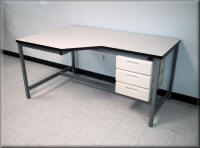 Flat Corner table with 45 Degree Chamfer