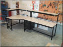 Tech Bench Corner Table Unit