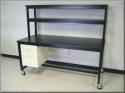Workbench with Double Upper Shelves - Model F-103PL/DS
