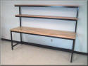 Workbench with Double Upper Shelves - Model F-103PL/DS