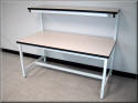 Tech Bench with Upper Shelf - Workbench