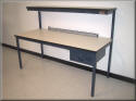 Economy Tech Bench with Upper Shelf