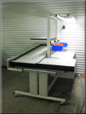 i-Frame Ergonomic Lift Table with Overhead Accessory Boom