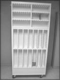 Circuit Board Storage Cabinet, Combination Compartments w/ Rollers #1