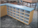 Reception Counter with Cubby Holes
