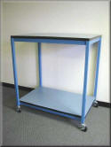 Custom High-Rise Table Cart w/ Lower Shelf - Model MC-109P