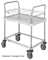 Cleanroom Chemical Transport Cart