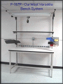Fully Adjustable Workbench with Articulating Monitor Stand - Model F-107P
