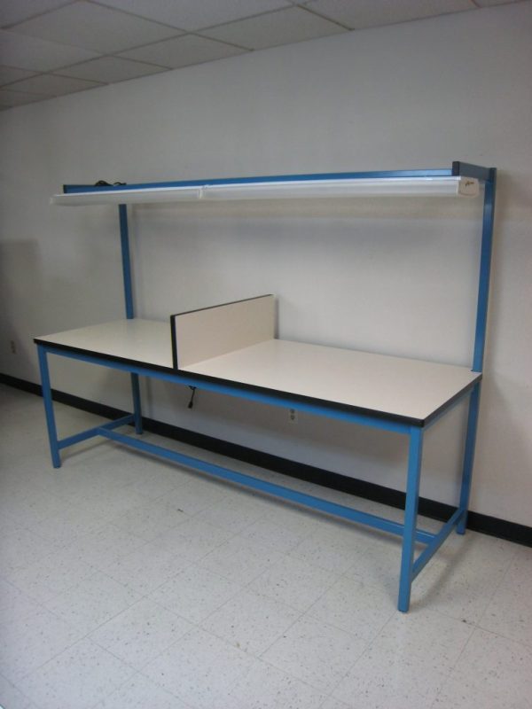 Table Model <span style="color: #800000;"><strong>F-103PDL</strong></span> - Workbench with Overhead Utility / Light Boom - Image 5