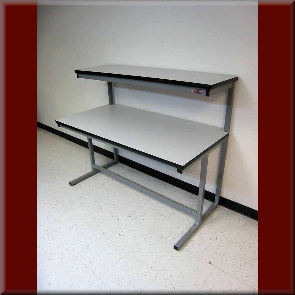 Table Model C-103P – C-Frame Tech Workbench with Recessed Front Legs