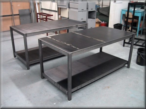 Table Model <span style="color: #800000;"><strong>A-109P-HD</strong></span> - Heavy Duty Flat Top Workbench - Image 4