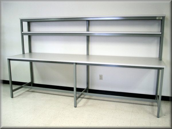 Table Model <span style="color: #800000;"><strong>F-103P-CLG</strong></span> - Tech Style Workbench with Six or More Legs - Image 2