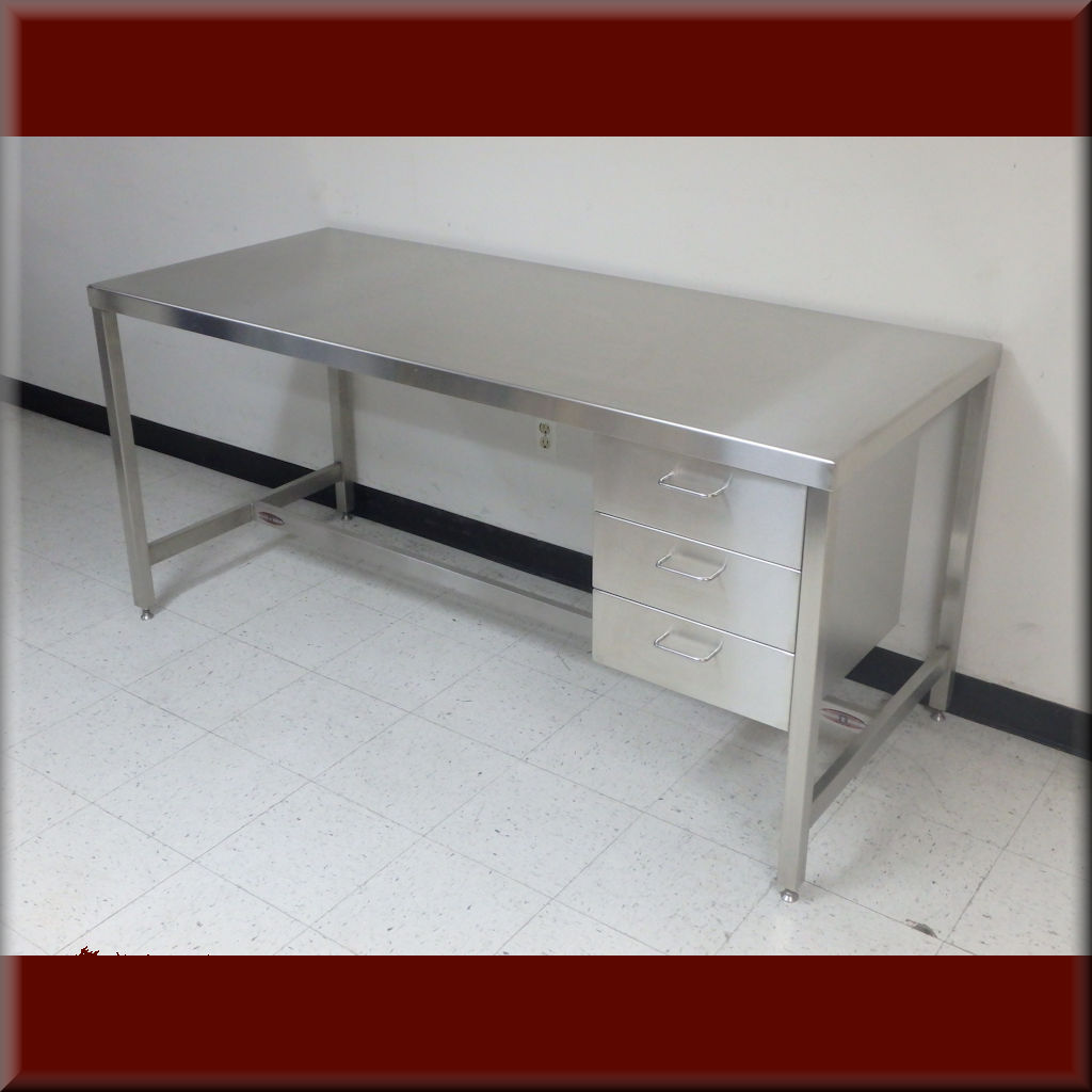 Table Model A-109P-SS – Stainless Steel Flat Top Workbench