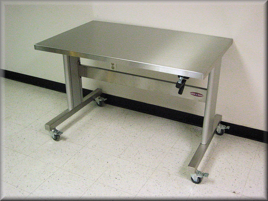 RDM - Stainless Steel Adjustable Height Table Model i107P-SS