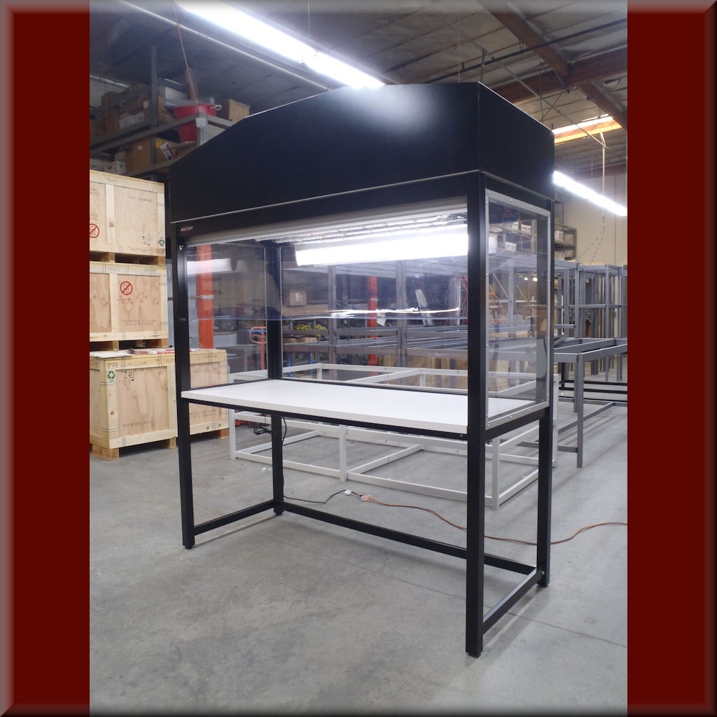 Table Model LF-102P – Vertical Laminar Flow HEPA Workstations